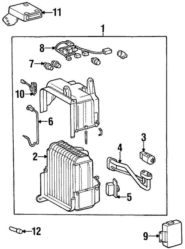 8850160101 - HVAC: Core for Lexus Image
