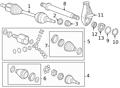 Drive Axles for 2014 Chevrolet Cruze #0