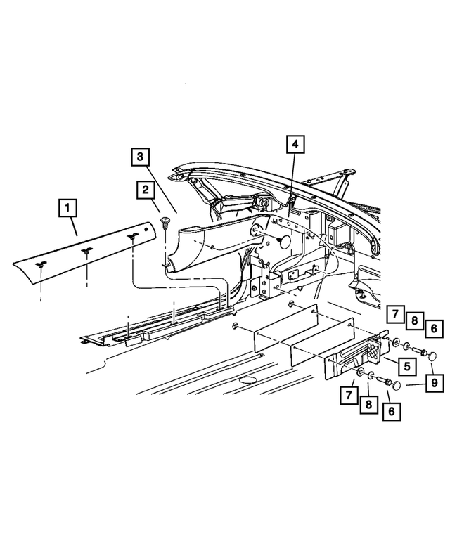 5290365AB - Interior Trim: Washer for Mopar Image