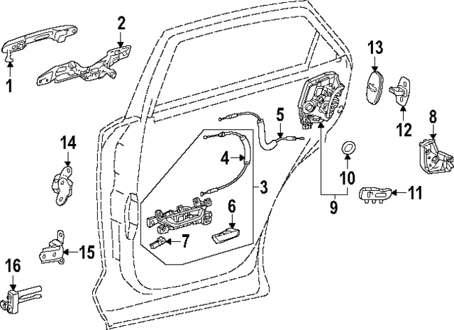 6864048090 - : Door Check for Lexus Image
