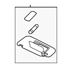 7620A637HA - : Sun-Visor for Mitsubishi: Outlander Sport Image