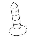 MF205654 - Body: Sun-visor Screw for Mitsubishi: Eclipse Cross, Mirage, Mirage G4, Outlander, Outlander PHEV, Outlander Sport Image