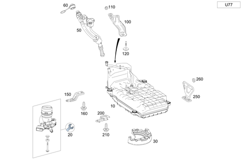 AdBlueÄ‚Â‚Ä¹Ë Container and Lines for 2020 Mercedes-Benz GLC63 AMG #0