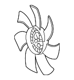 8845360020 - HVAC: Fan Blade for Lexus: LX570 Image