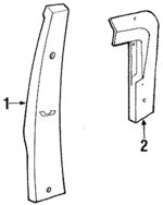 E7FZ5824346A9B - Body: Center Pillar Trim for Ford: Escort Image