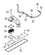 5175549AA - 5.9L Turbo Diesel; Engine: Air Intake Heater Wiring for Mopar Image