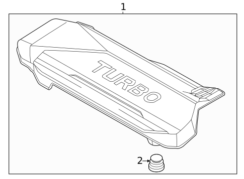 Engine Appearance Cover for 2023 Kia K5 #0