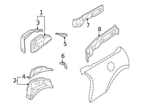 Inner Structure for 2005 Mini Cooper #1