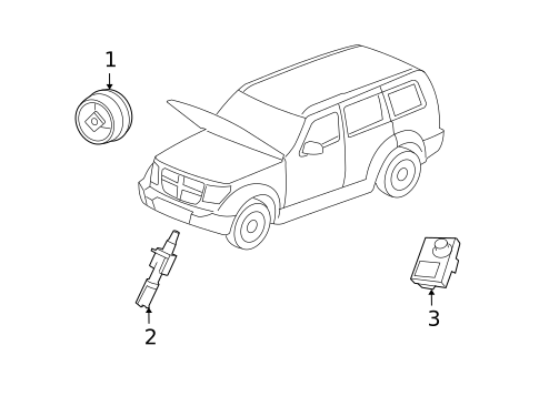 Alarm System for 2007 Dodge Nitro #0