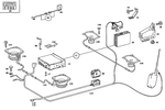 28204586 - Electrical System: Radio Set Assembly for Mercedes-Benz: 560SEC, 560SEL, 560SL Image