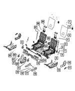 7SB00WT5AA - Interior Trim: Second Row Armrest, Right for Dodge: Durango Image