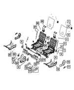 7SB00WT5AA - Interior Trim: Second Row Armrest, Right for Mopar Image