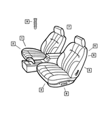 5093532AA - Interior Trim: Seat Cushion Frame for Chrysler: 300M, Concorde | Dodge: Intrepid Image