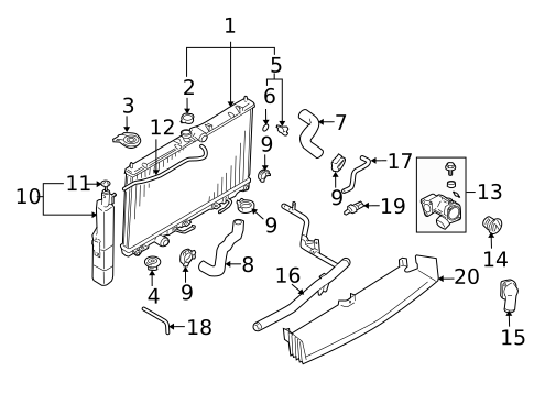 Senders for 2005 Mitsubishi Outlander #1