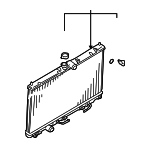 MZ690925 - : Advantage Select™ Radiator,2.4L for Mitsubishi: Outlander Image
