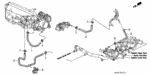 19510P0A000 - Engine: HOSE B, ELECTRONIC AIR CONTROLVALVE for Honda Image