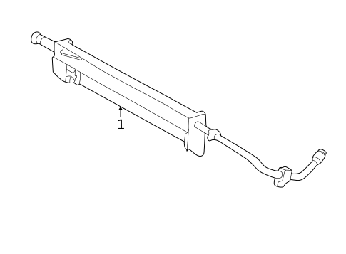 Power Steering Oil Cooler for 2004 Mercury Monterey #0