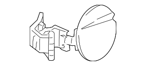 2014-2015 Toyota Yaris Fuel Door 77350-0D080 | MotorMotor