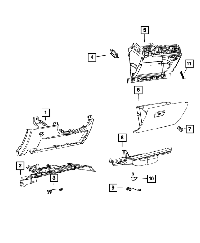 68471013AA - Interior Trim: Led Lamp for Mopar Image