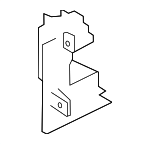 LR092456 - HVAC: Condenser Lower Bracket for Land-Rover Image