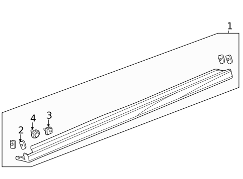 Exterior Trim - Pillars for 2011 Honda Odyssey #0