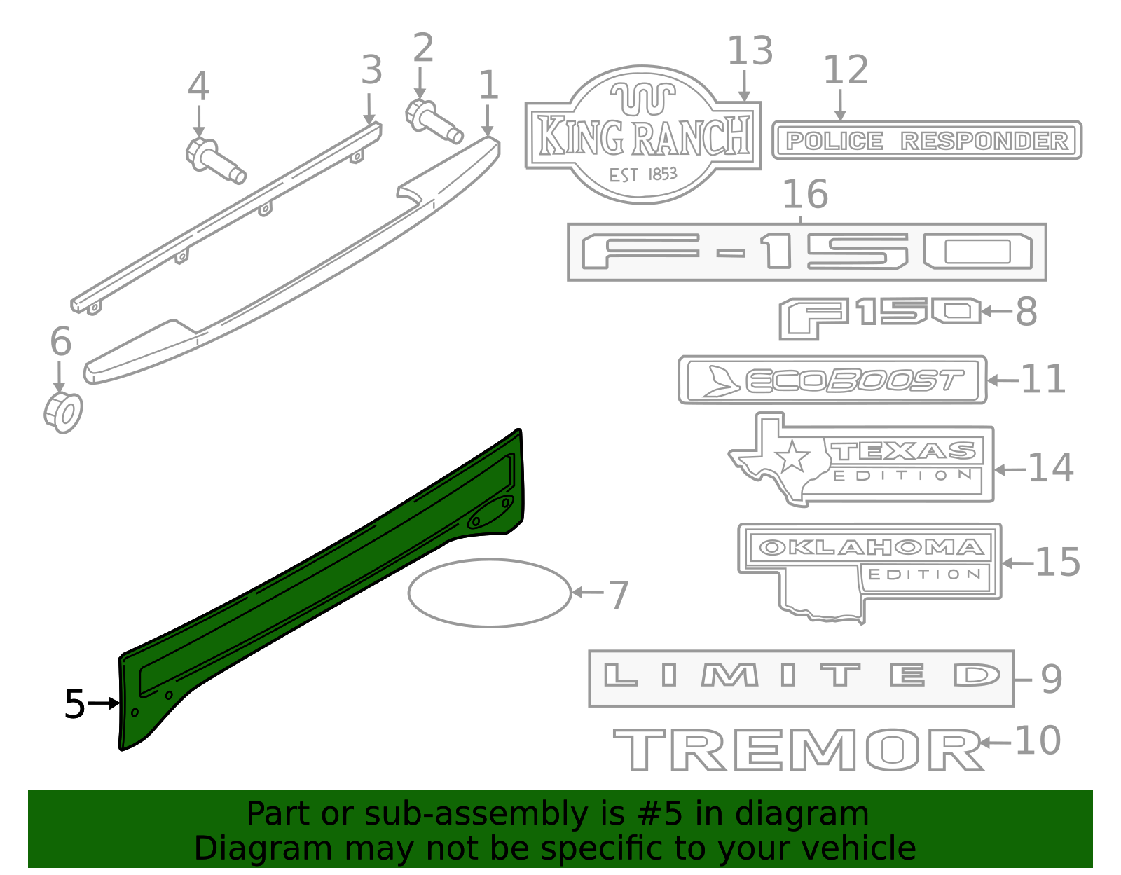 ml3z99425a34cd - Ford Panel Tailgate Outer | Levittown Ford Parts