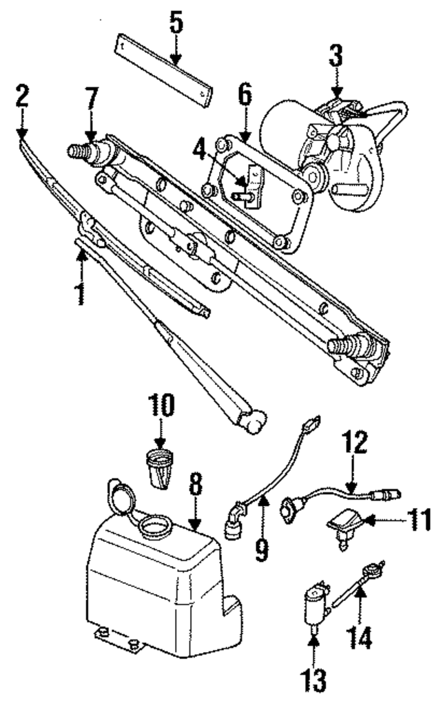 PRC1895 - Body: Wiper Arm for Land-Rover Image