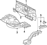5830716280 - Body: Panel Below Lid for Toyota: Tercel Image