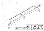 51717038274 - Vehicle Trim: Synthetic Strip for BMW Image