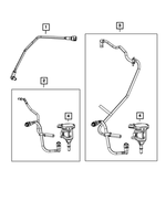 5147049AE - : Proportional Purge Solenoid Hose for Mopar Image