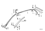 51131848795 - : Molding Roof Left for BMW Image