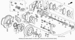 43022SR3506 - Chassis: PAD SET, RR. for Honda Image