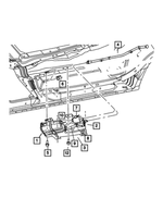 4809989AB - Emission Systems: Vapor Canister Bracket for Mopar Image