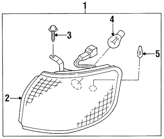 261252L925 - : Turn Signal Lamp for INFINITI: I30 Image