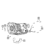 6102411AA - 850RE; 8-Speed; Automatic Transmission: Hex Head Bolt And Washer for Chrysler: 200, 300, Pacifica, Sebring, Town &amp; Country | Dodge: Avenger, Challenger, Charger, Dart, Durango, Grand Caravan, Hornet, Journey, Nitro | Jeep: Cherokee, Compass, Gladiator, Grand Cherokee, Grand Cherokee L, Grand Wagoneer, Wagoneer, Wrangler, Wrangler JK | Ram: 1500, 1500 Classic Image