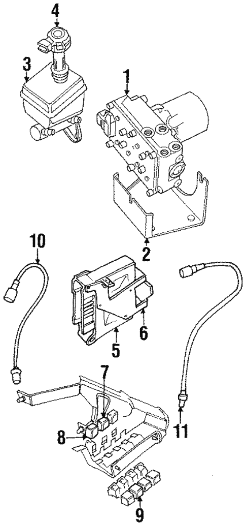 ABS Components for 1995 Land Rover Discovery | Jaguar Land