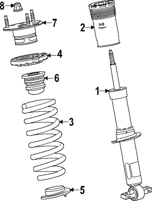 Struts & Components for 2023 GMC Canyon #0