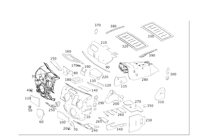 39918870 - Panelling: Quarter-Turn Fastener for Mercedes-Benz Image image