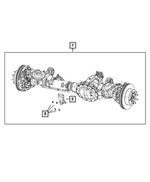 5146600AN - : Front Complete Axle Assembly for Mopar Image
