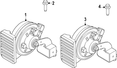 Horn for 2025 Volvo EX90 #0