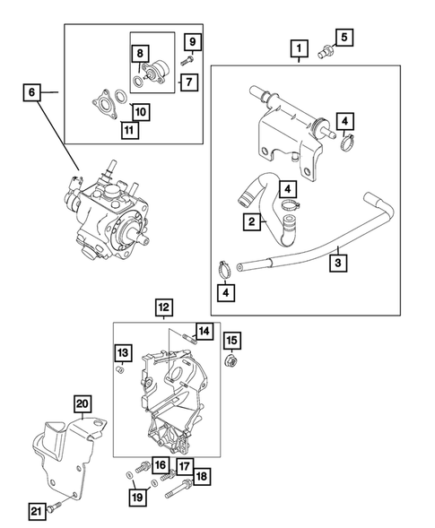 Fuel Pump and Sending Unit for 2018 Jeep Renegade #1