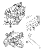 5147180AB - Electrical: Ground Strap for Dodge: Ram 2500, Ram 3500 | Ram: 2500, 3500 Image