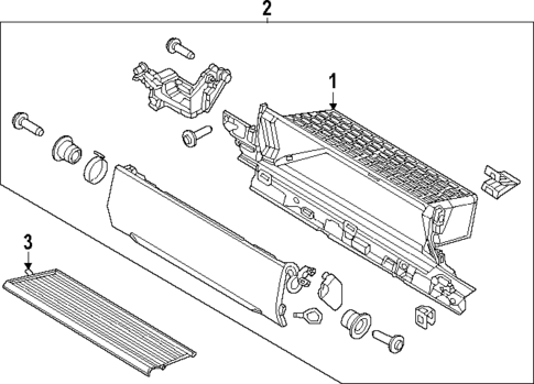 Glove Box for 2025 Ford F-250 Super Duty #1