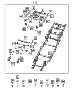 68411884AA - : Rear Rail Reinforcement for Mopar Image