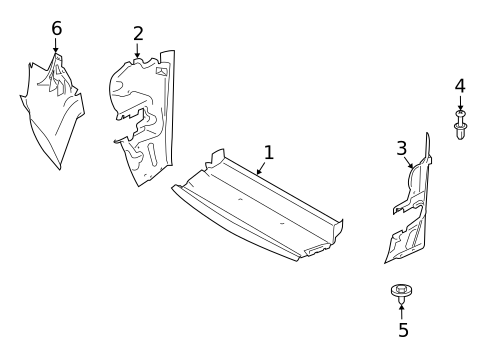 Splash Shields for 2011 BMW Z4 #0