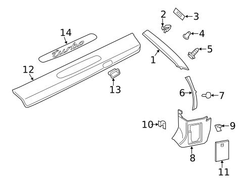 Interior Trim - Pillars for 2016 Porsche 911 #2