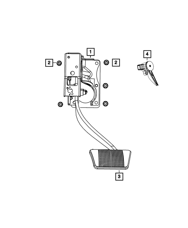 4581588AC - Brakes: Brake Pedal for Mopar Image