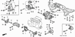 38930P06A00 - Body/Air Conditioning: BRACKET, COMPRESSOR for Honda Image