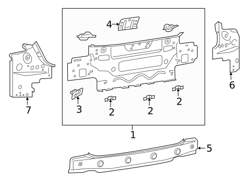 Rear Body for 2020 Volkswagen Arteon #0