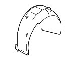 971810972 - Body: Quarter Panel Splash Shield for Porsche Image